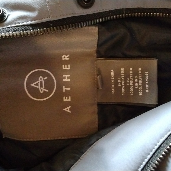 Aether Women's Hooded Anorak Jacket Lifetime Guarantee Size 1 Grey Excellent - Picture 8 of 12